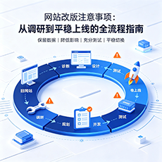 文昌建站-网站改版注意事项：从调研到平稳上线的全流程指南