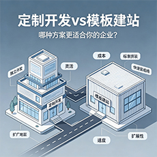 文昌建站-定制开发vs模板建站:哪种方案更适合你的企业?