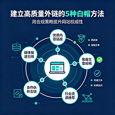 文昌建站-建立高质量外链的5种白帽方法