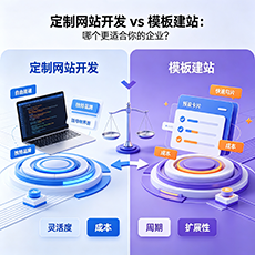 文昌建站-定制网站开发 vs 模板建站:哪个更适合你的企业?